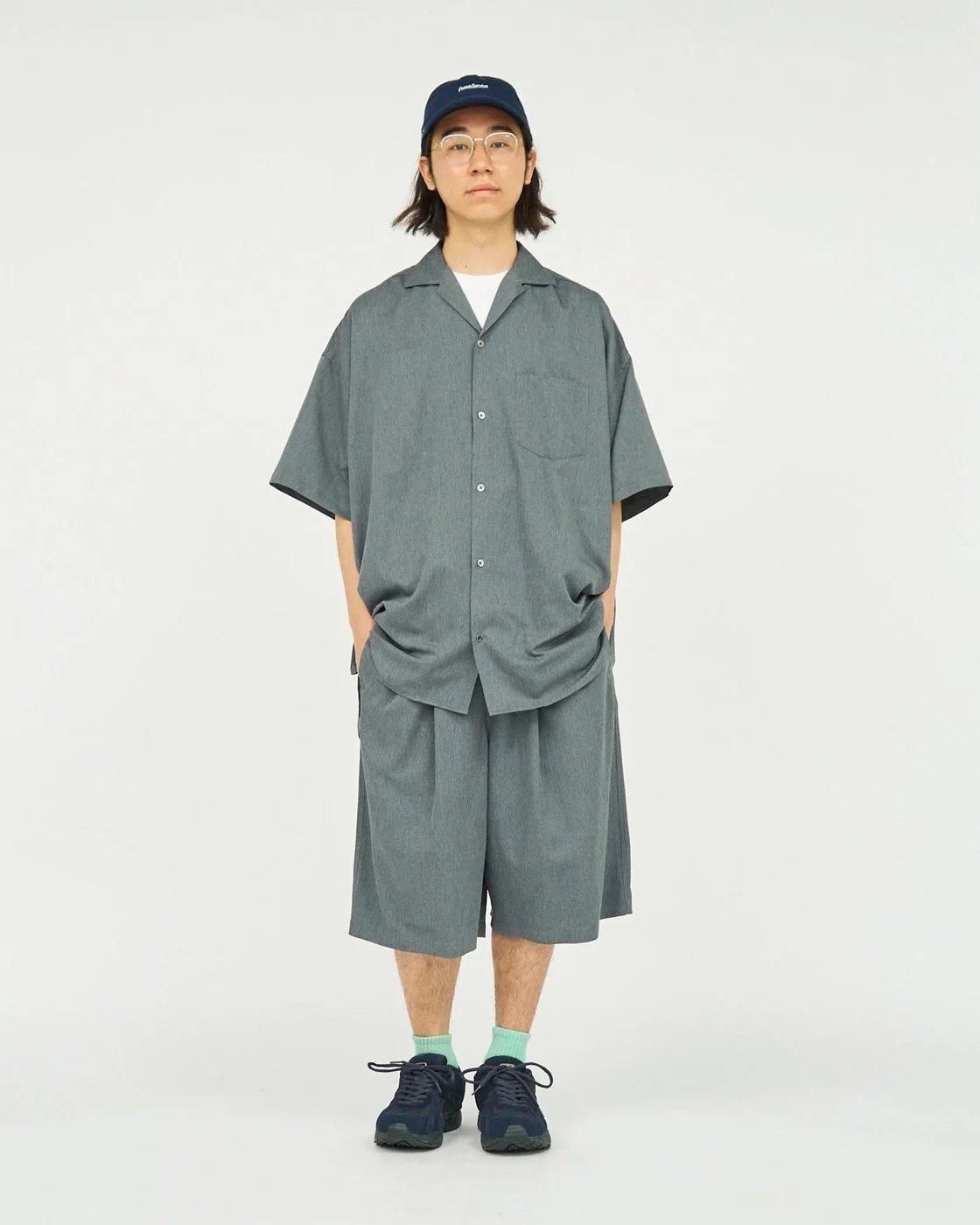 FreshService * FSC242-40037 COOLFIBER TWO TUCK EASY SHORTS(3色展開) | public