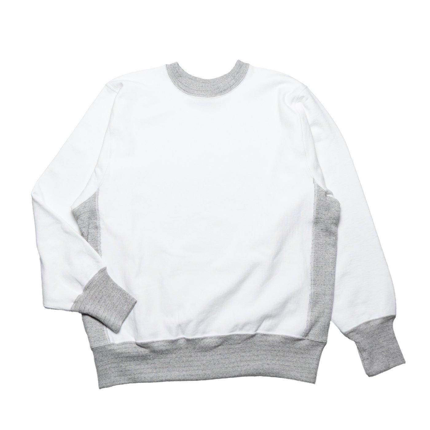 TUKI * 0172M Cotton Jumper (Mix Gray Rib) * White