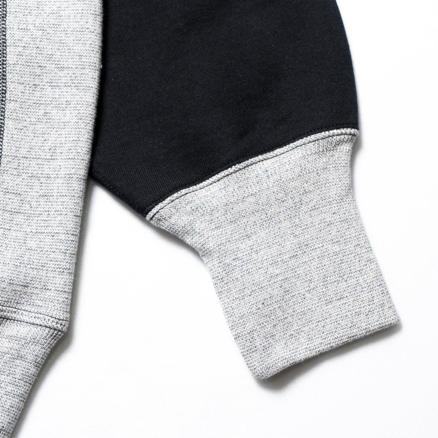 TUKI * 0172M Cotton Jumper (Mix Gray Rib) * Black