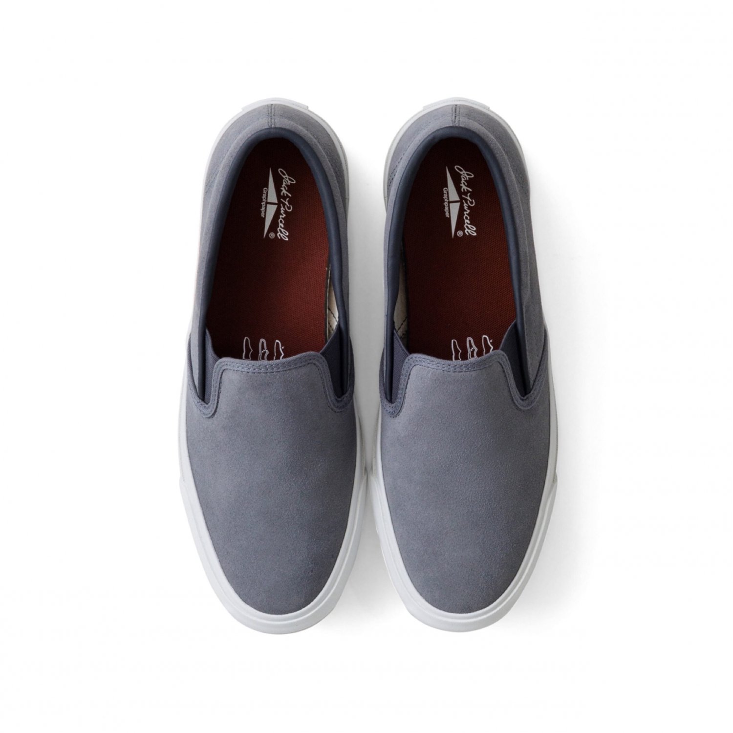 Graphpaper * JACK PURCELL for Graphpaper SLIP-ON * Gray