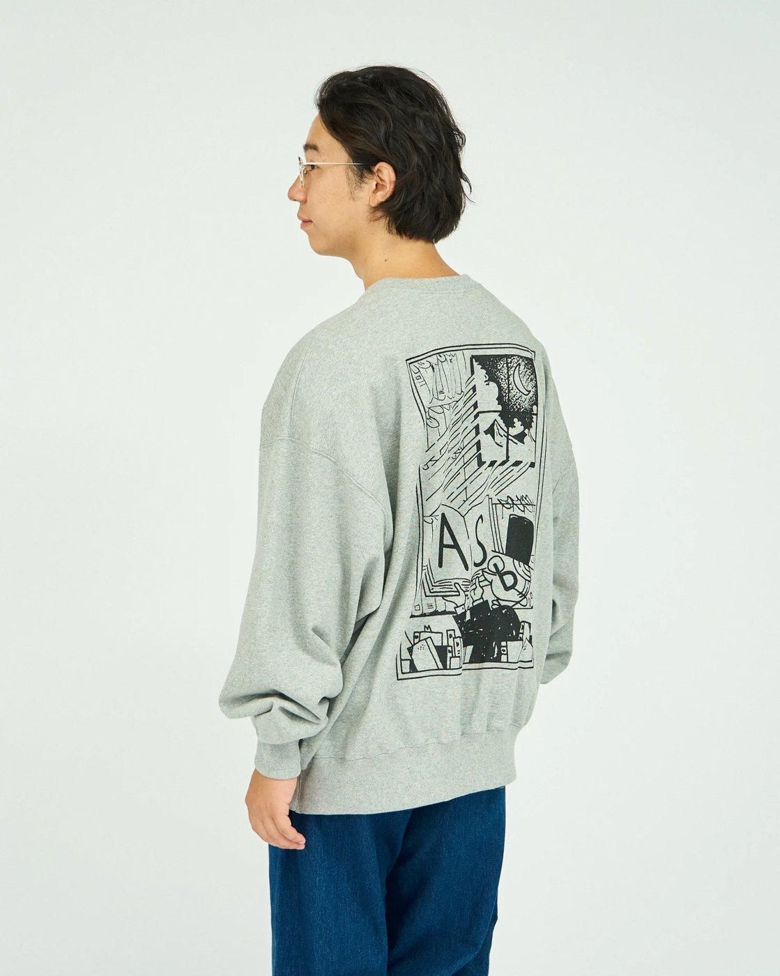 フレッシュサービス AS×FS LIGHT OZ CREW COMIC AS×FS LIGHT OZ CREW NECK SWEAT “COMIC”