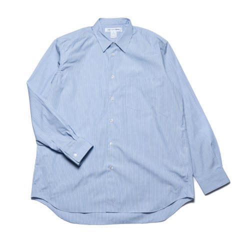 COMME des GARCONS SHIRT * Forever Wide Classic Poplin Stripe Long Sleeve Shirt * Stripe122