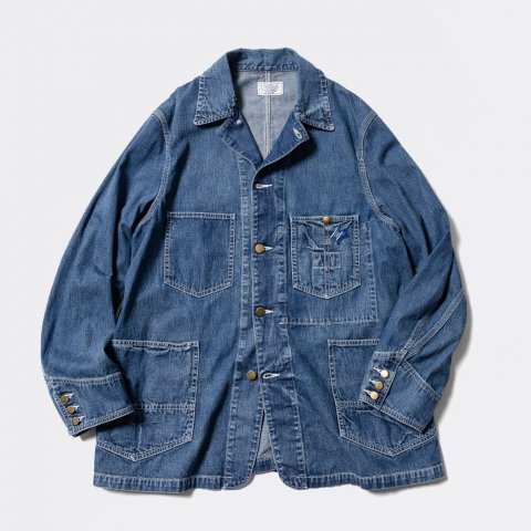 Unlikely * US24F-19-0009 City Chore Jacket * Vintage Indigo 1955 Wash