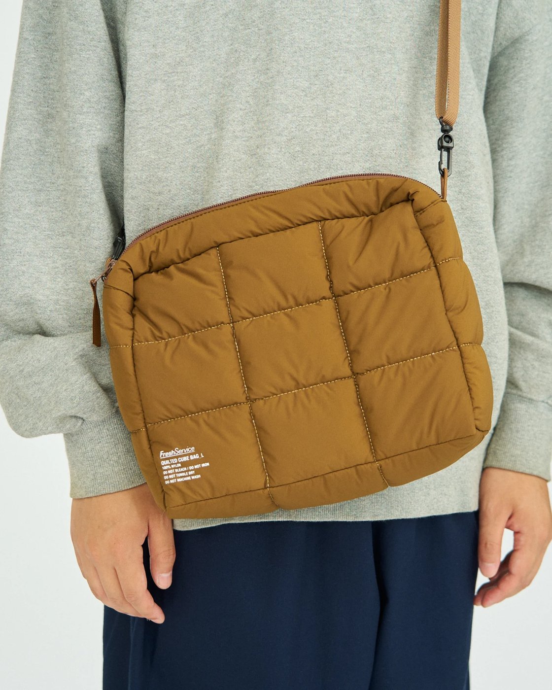 FreshService * QUILTED CUBE BAG_L(5Ÿ)