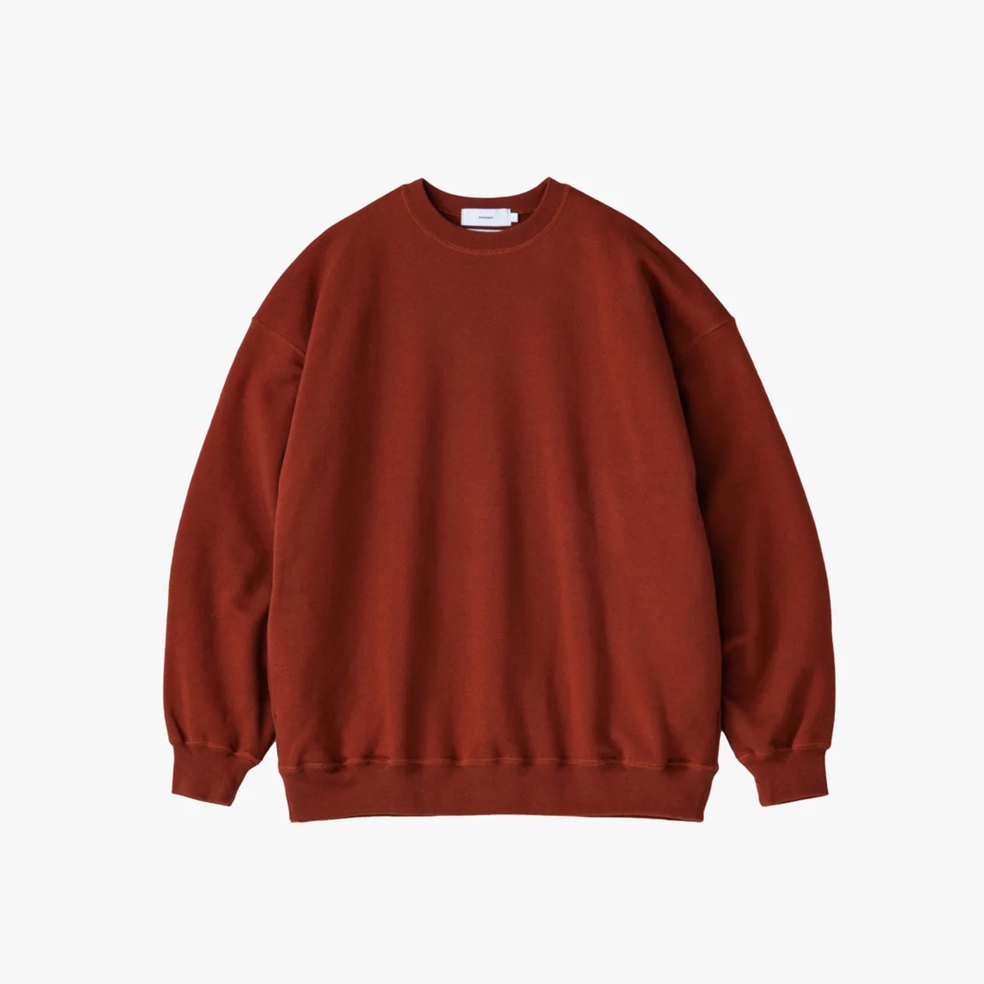 Graphpaper * 24AW COLLECTION AZUMA Terry Crew Neck Sweat * Brick