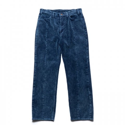 UNUSED * UW1150 Corduroy Switching Pants * Indigo