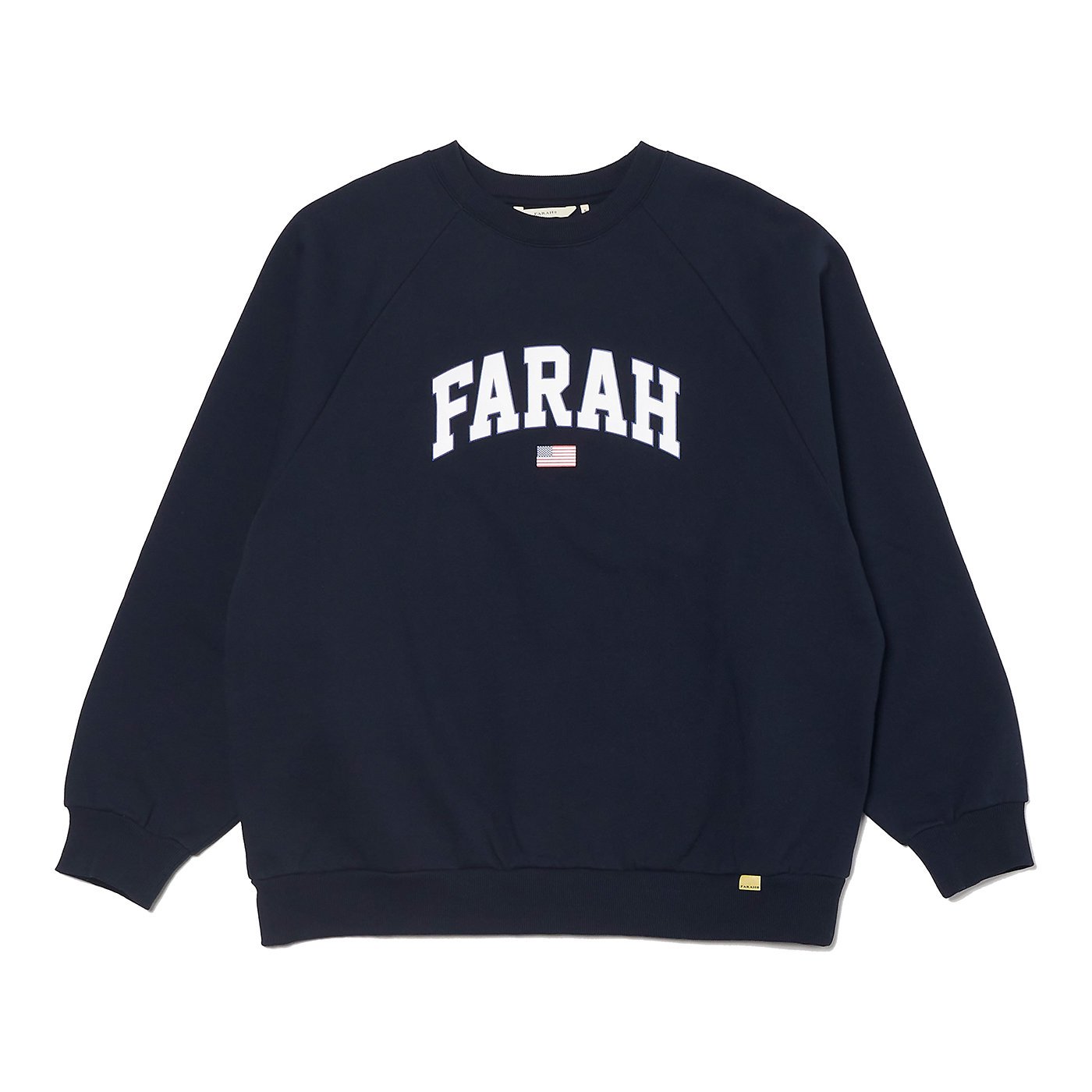 FARAH * FR0403-M3012 Printed Graphic Crewneck Sweatshirt 