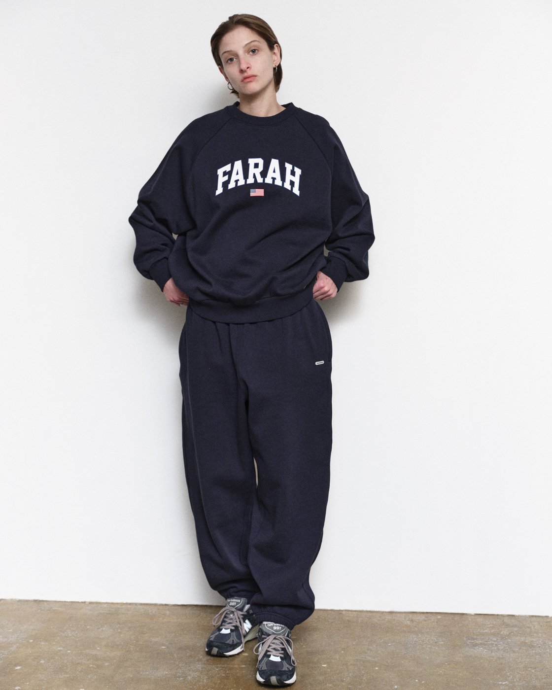 FARAH * FR0403-M3003 Potting LOGO Sweat Pants(3Ÿ)