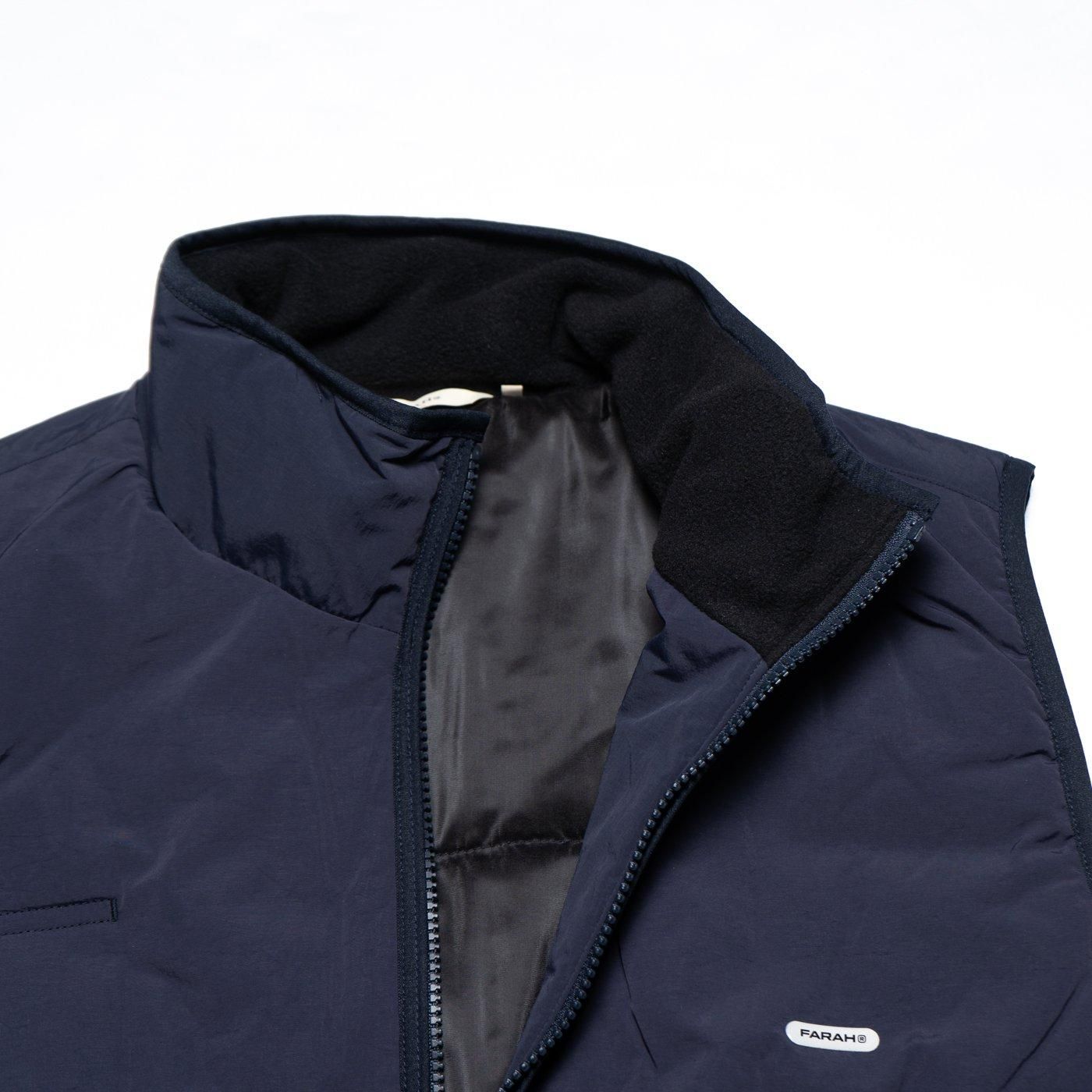 FARAH * FR0403-M1009 Nylon Zip Up Vest(2Ÿ)