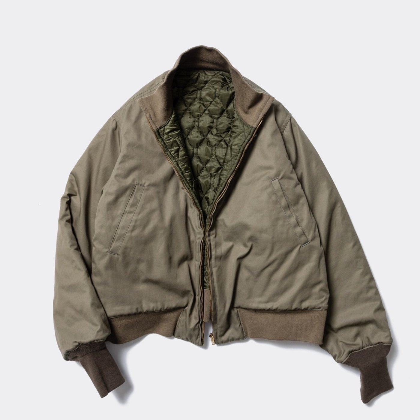 Unlikely * U24F-18-0008 Unlikely Reversible Tankers Jacket * Olive