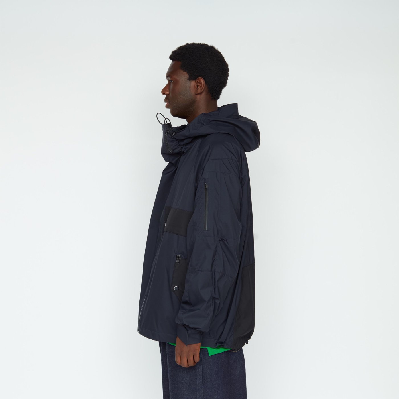 UNTRACE * _108 3 LAYER EXPENDER BLOUSON * D.Navy/Black