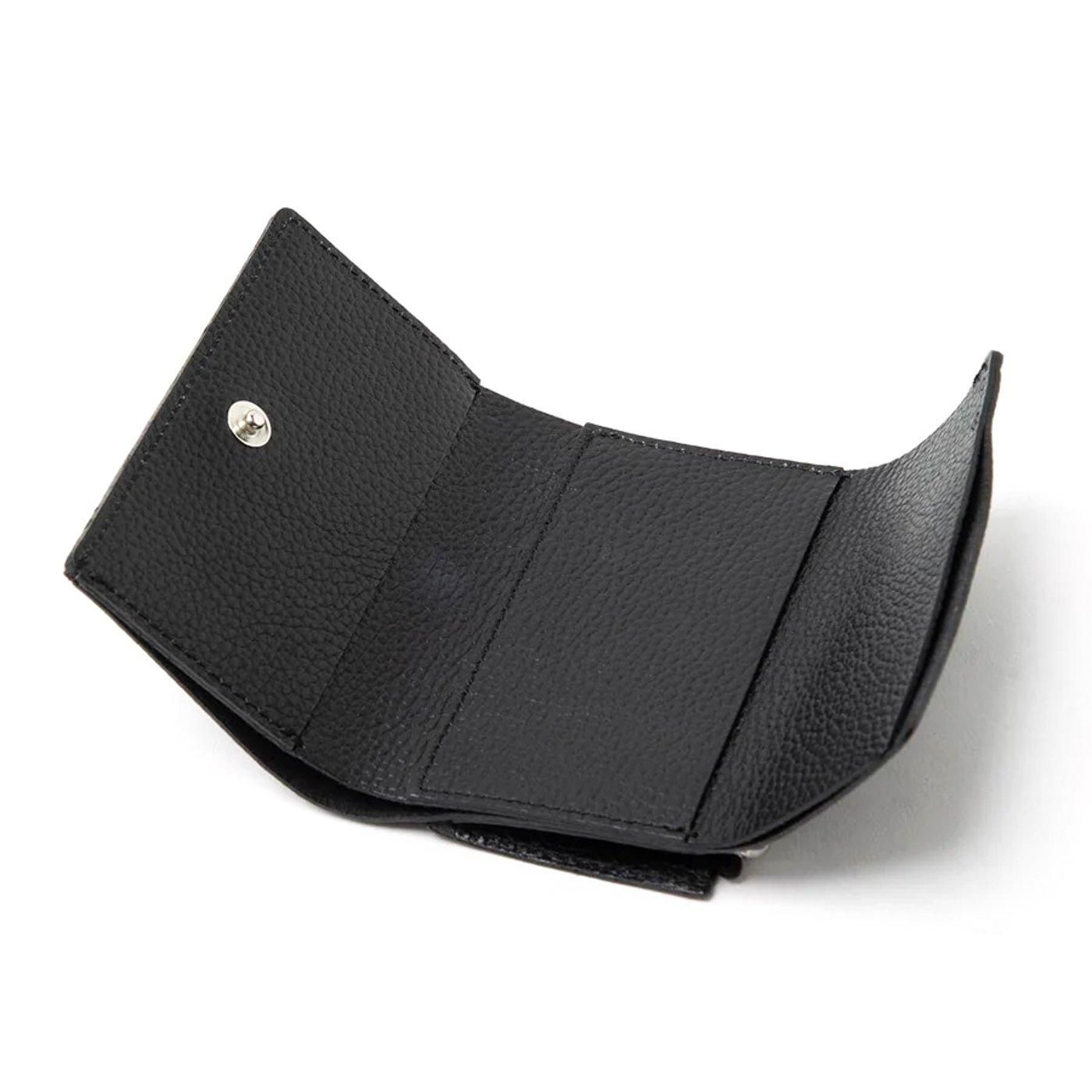 hobo * HB-W4503 COMPACT WALLET SHRINK COW LEATHER * Black