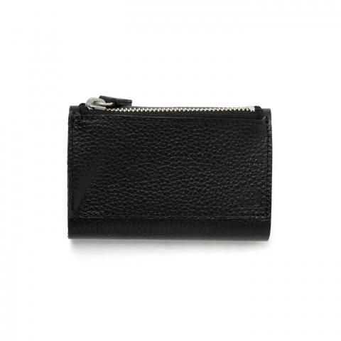 hobo * HB-W4503 COMPACT WALLET SHRINK COW LEATHER * Black