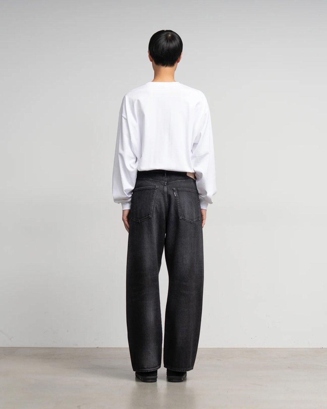 Graphpaper * Selvage Denim Five Pocket Wide Straight Pants DARK FADE(2Ÿ)