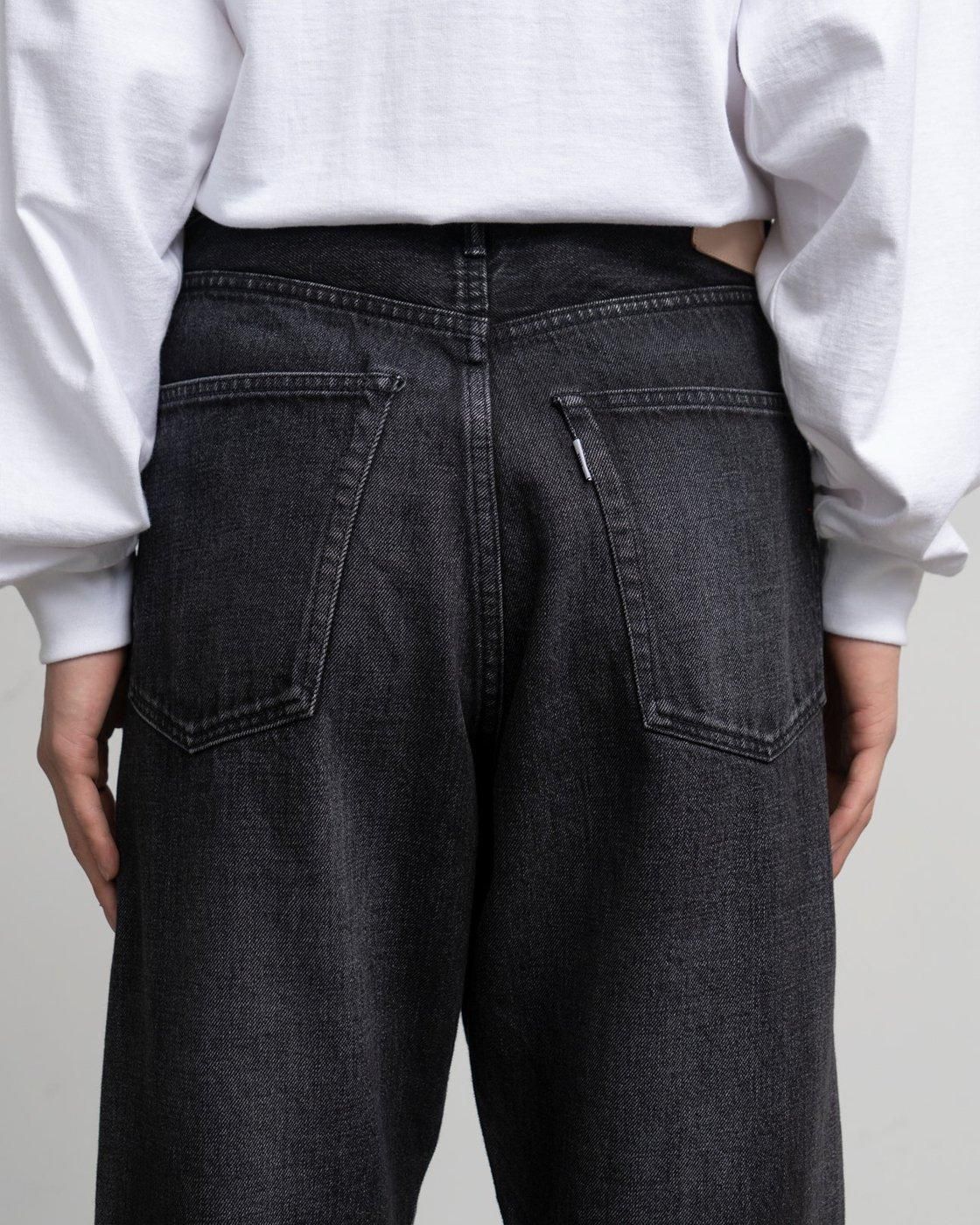 Graphpaper * Selvage Denim Five Pocket Wide Straight Pants DARK FADE(2Ÿ)