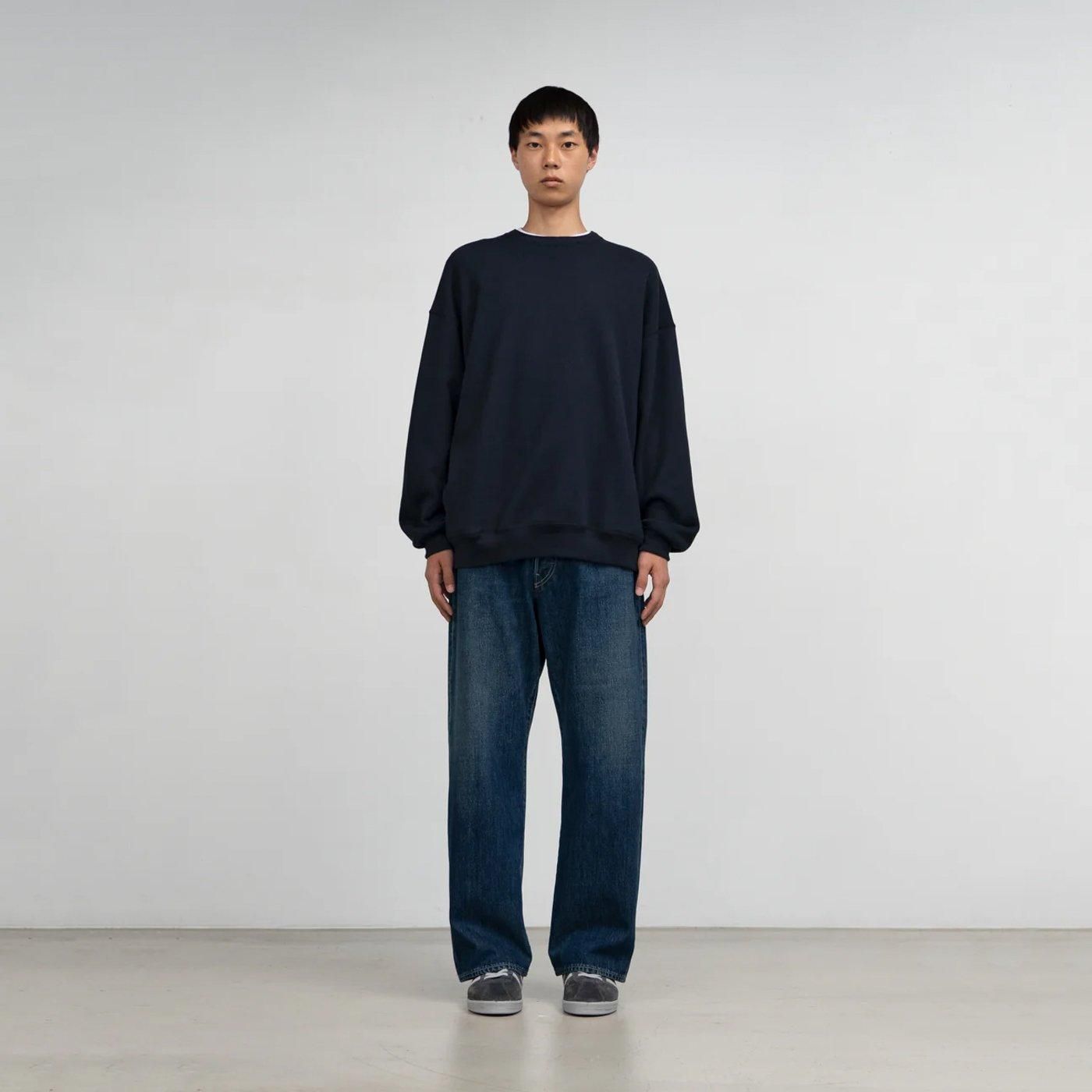 Graphpaper * Selvage Denim Five Pocket Wide Straight Pants DARK FADE(2Ÿ)