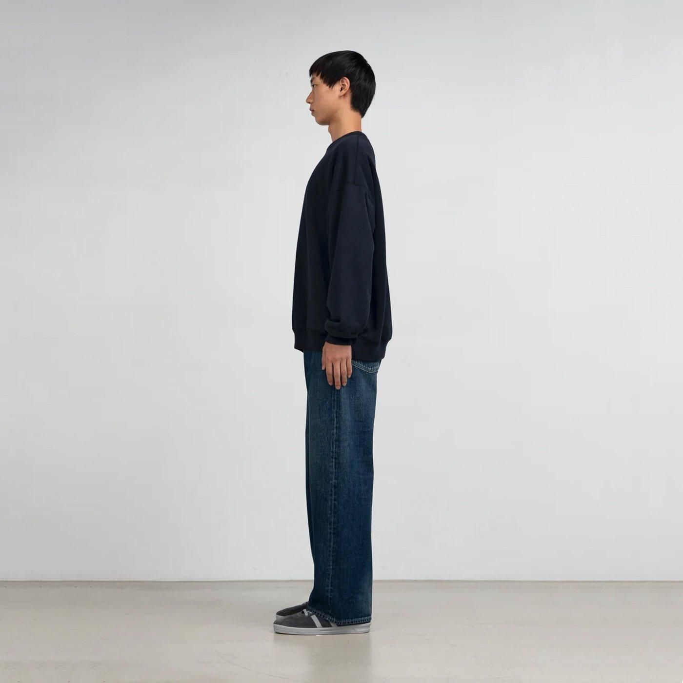 Graphpaper * Selvage Denim Five Pocket Wide Straight Pants DARK FADE(2Ÿ)