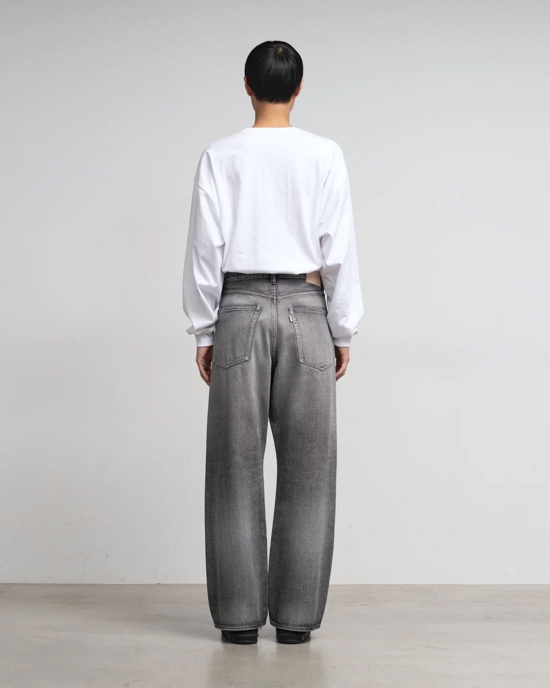 Graphpaper * Selvage Denim Five Pocket Wide Straight Pants LIGHT FADE(2Ÿ)