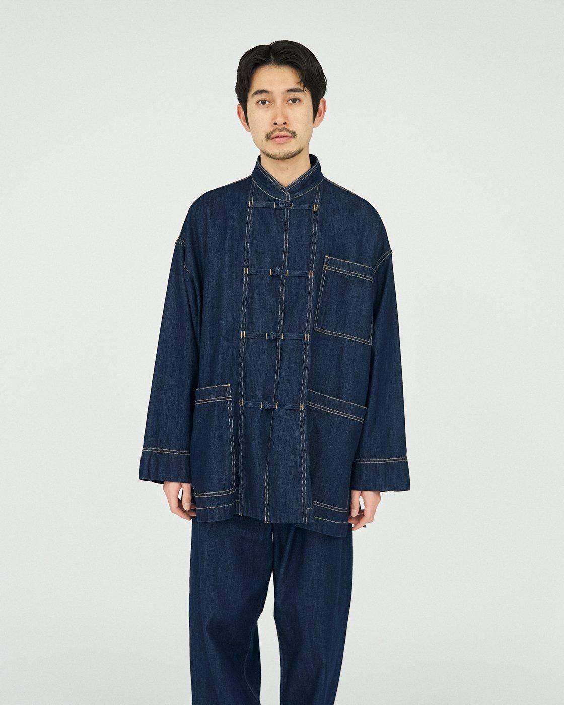 ジャケット・アウター CORPORATE DENIM KUNG-FU COVERALL ONEWASH CORPORATE DENIM KUNG-FU COVERALL ONEWASH