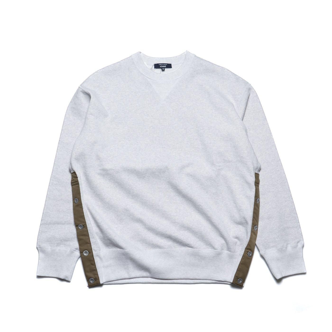 COMME des GARCONS HOMME * HO-T004 Ventilation Crew Neck Sweat * Gray