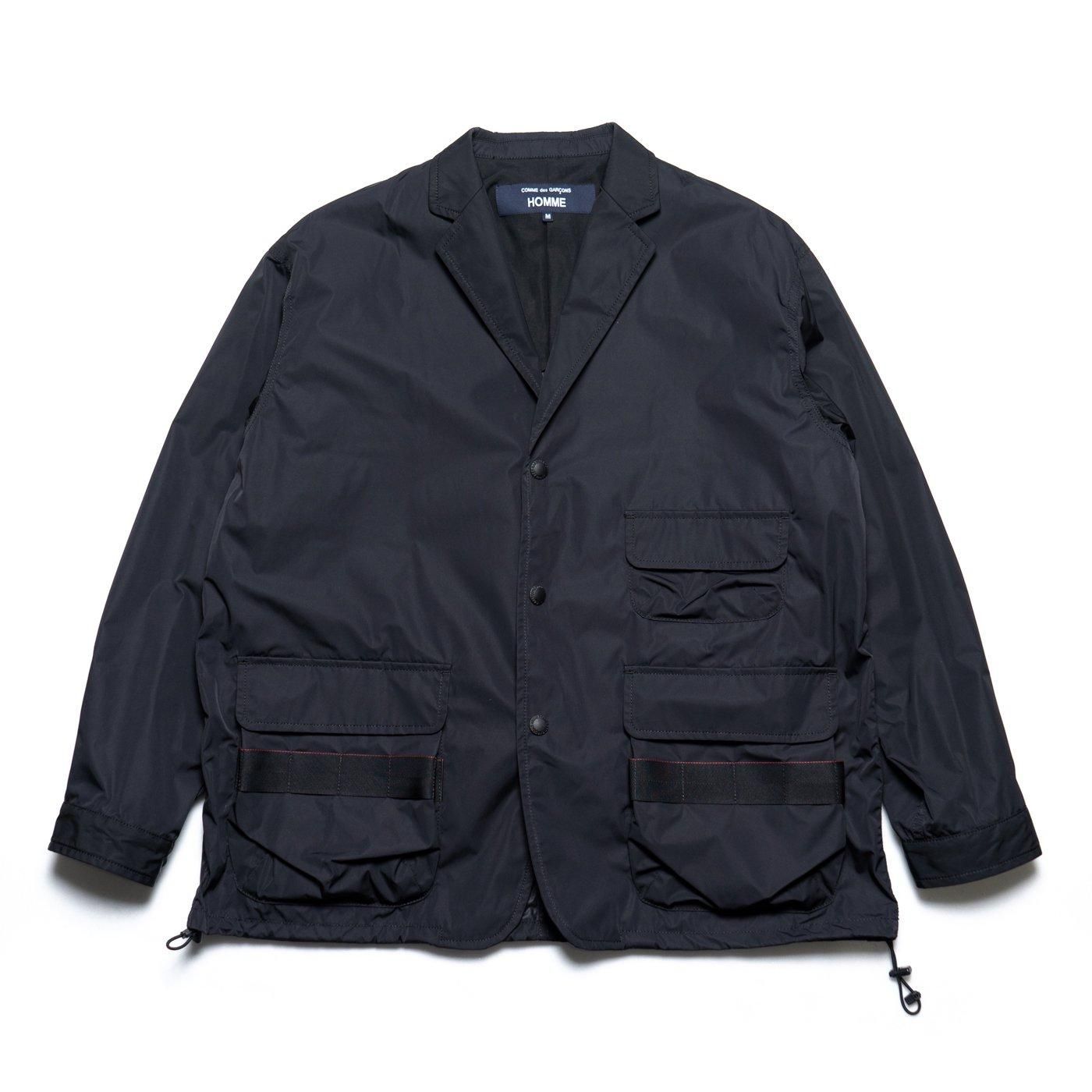 COMME des GARCONS HOMME * HO-J005 Nylon Taffeta Jacket * Black