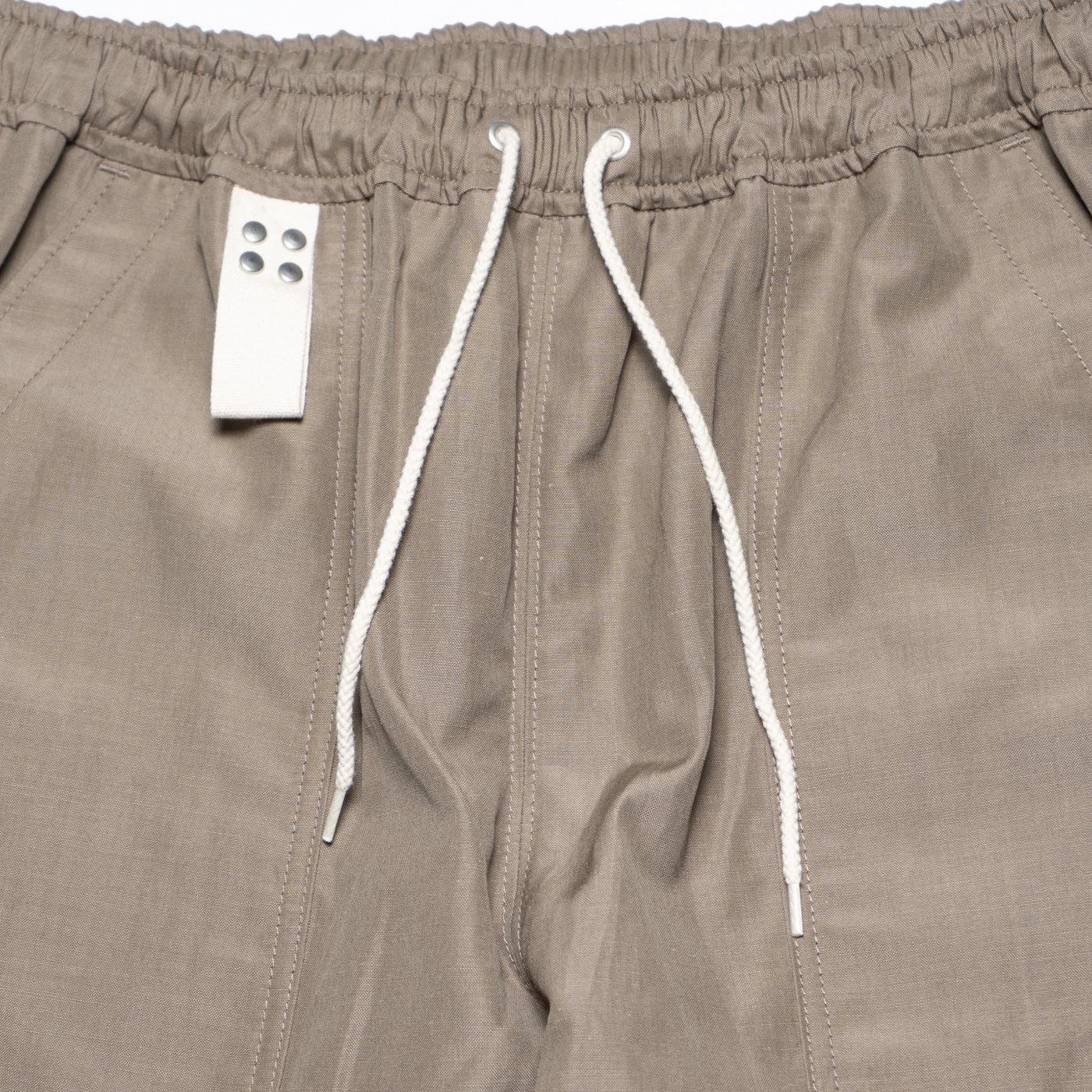 COMME des GARCONS HOMME * HO-P009 Wool Ramie Poplin Ventilation Pants * Graybeige