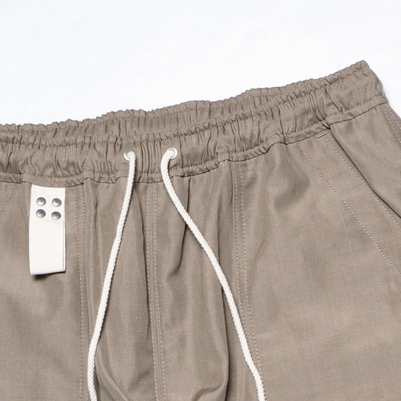 COMME des GARCONS HOMME * HO-P009 Wool Ramie Poplin Ventilation Pants * Graybeige
