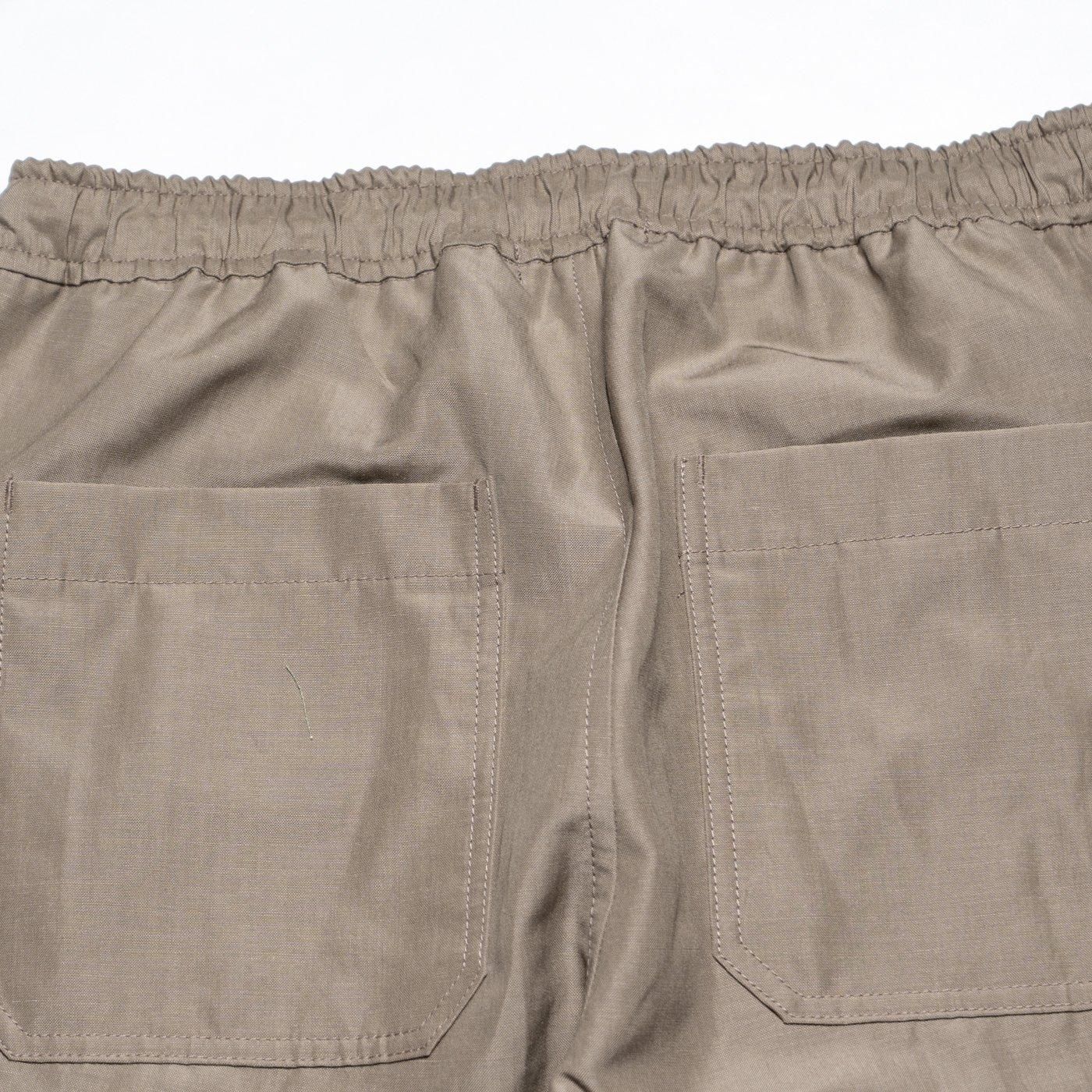 COMME des GARCONS HOMME * HO-P009 Wool Ramie Poplin Ventilation Pants * Graybeige