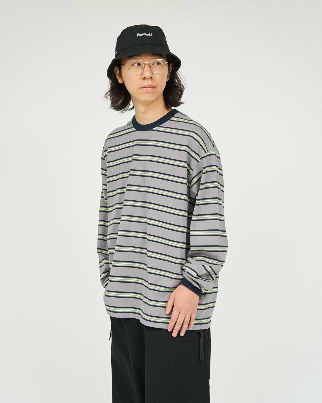 FreshService MICRO BORDER S/S TEE(WHITExBLACK)3月15日(土