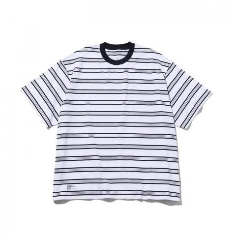 FreshService * FSC251-70121 MULTI BORDER S/S TEE(3Ÿ)