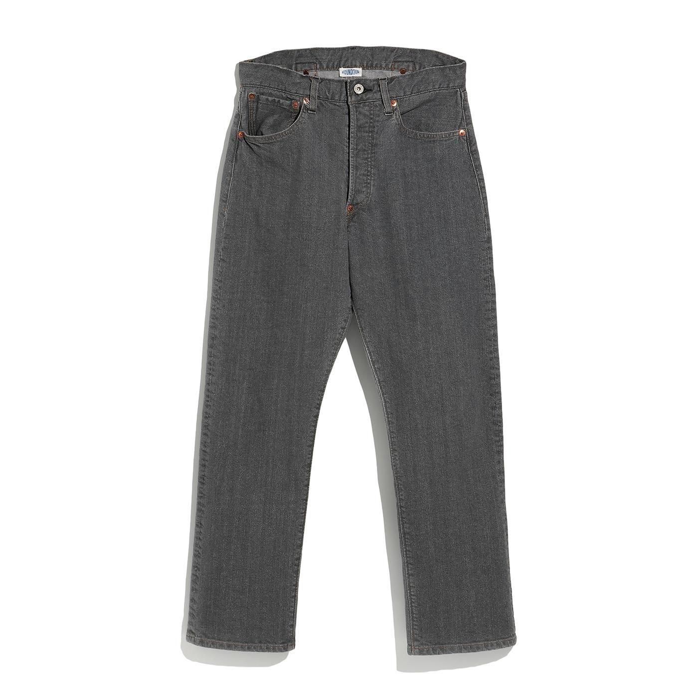 FOUNDOUR * FD251009 BLACK DENIM PANTS(2Ÿ)