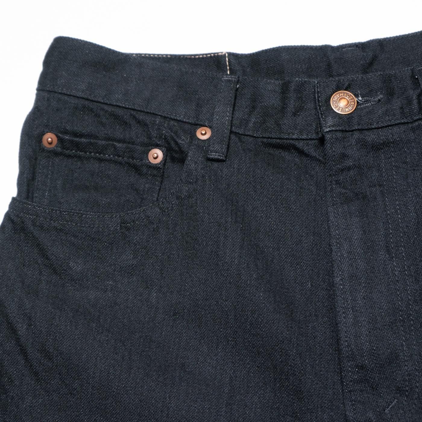 UNUSED * UW1157 12.5oz Wide Denim Five Pockets Pants * Black UNUSED * UW1157 12.5oz Wide Denim Five Pockets Pants * Black