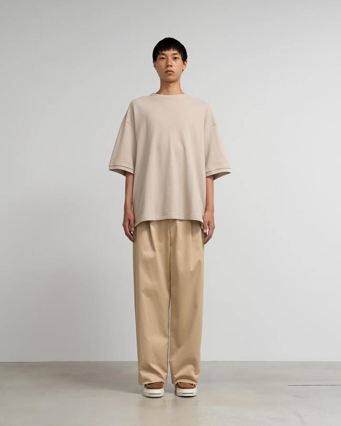 Graphpaper * Cotton Pique Jersey Crew Neck Tee(3Ÿ)
