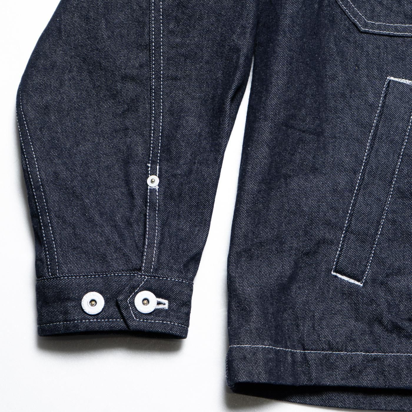 COMME des GARCONS HOMME * HO-J025 Coton Denim Zip Up Jacket * Indigo