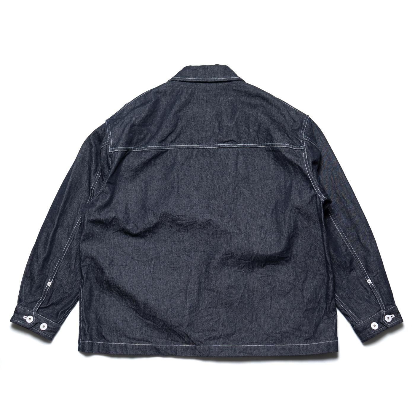 COMME des GARCONS HOMME * HO-J025 Coton Denim Zip Up Jacket * Indigo