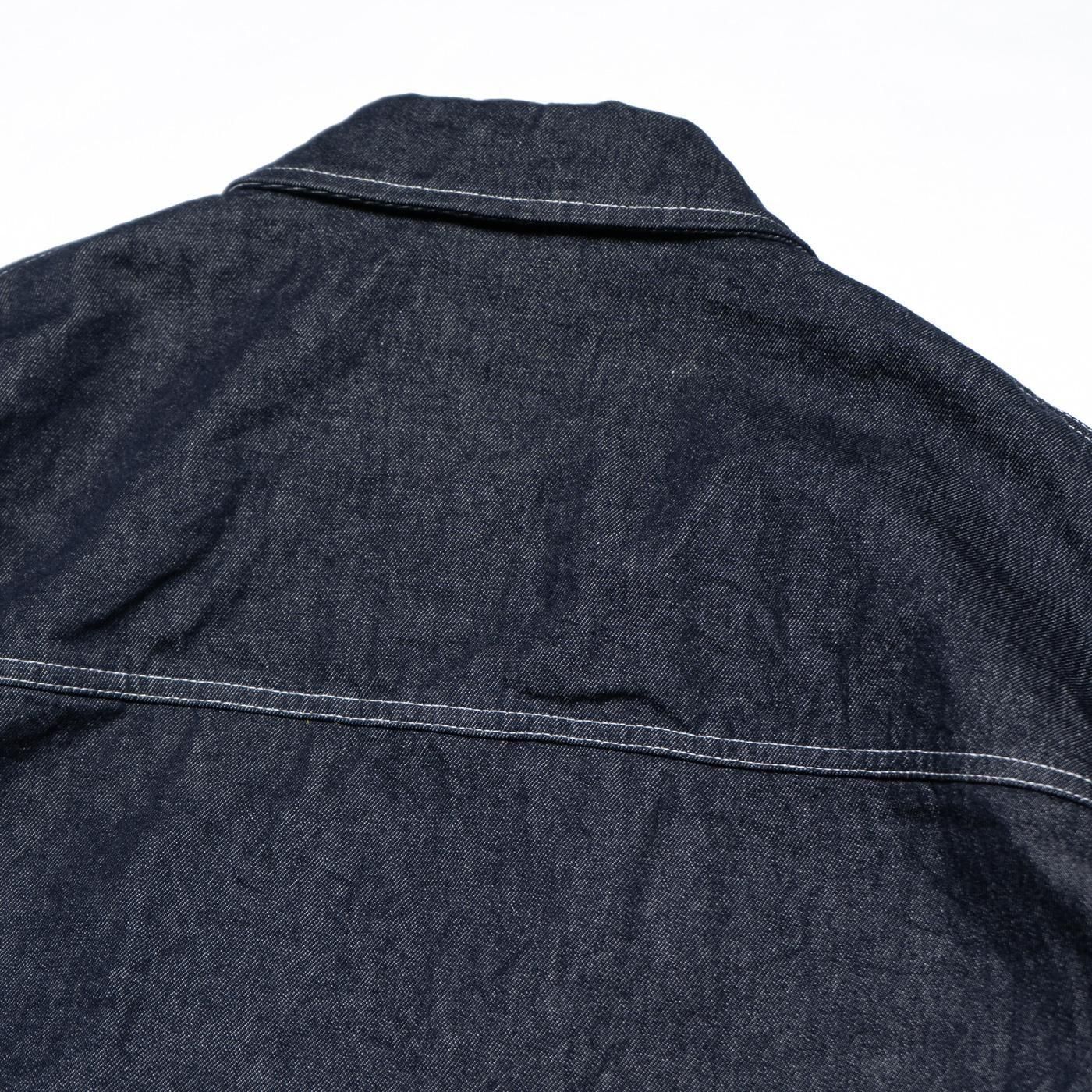 COMME des GARCONS HOMME * HO-J025 Coton Denim Zip Up Jacket * Indigo
