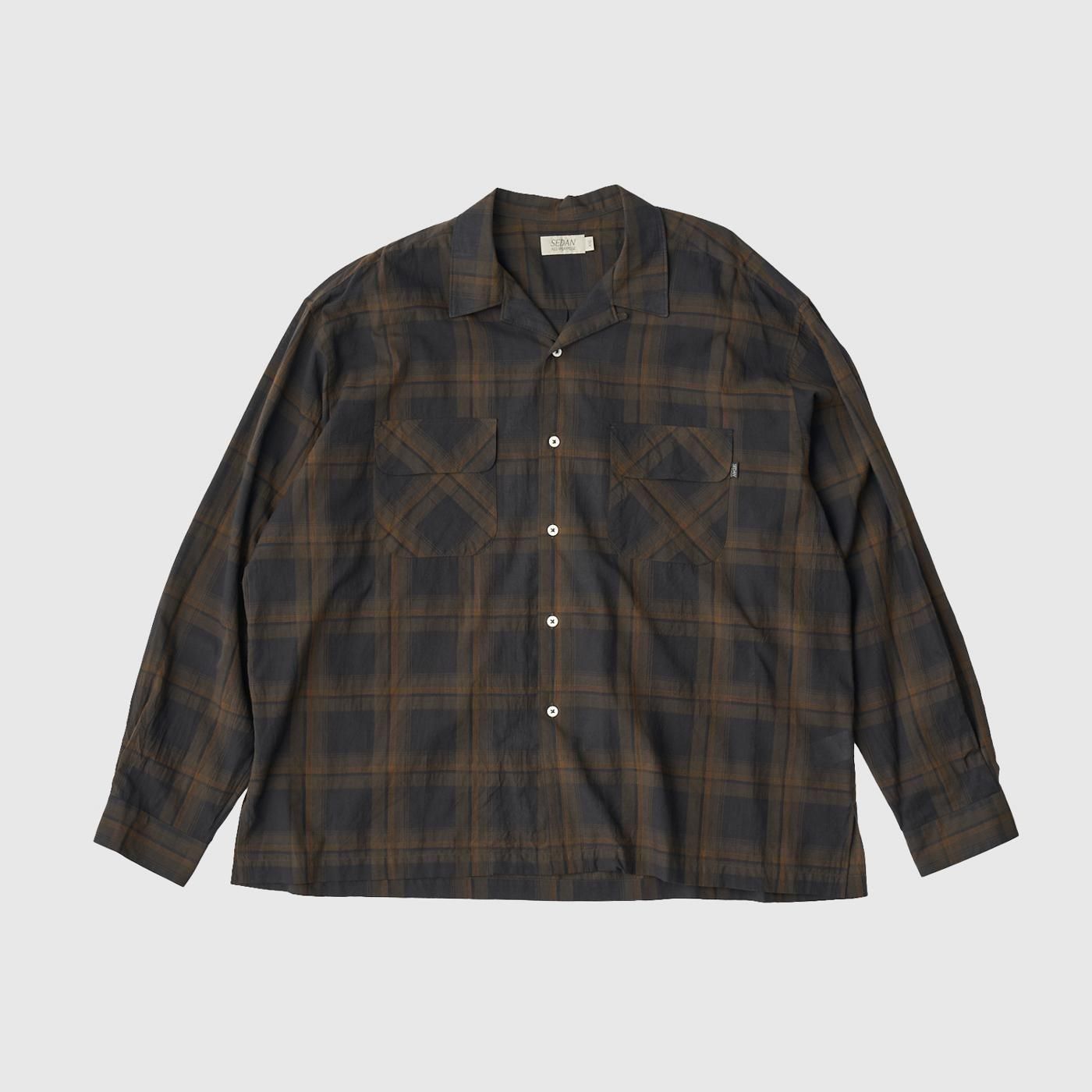 SEDAN ALL-PURPOSE * SD25S-SH04 Madras Plaid Open Collar Shirt(2Ÿ)