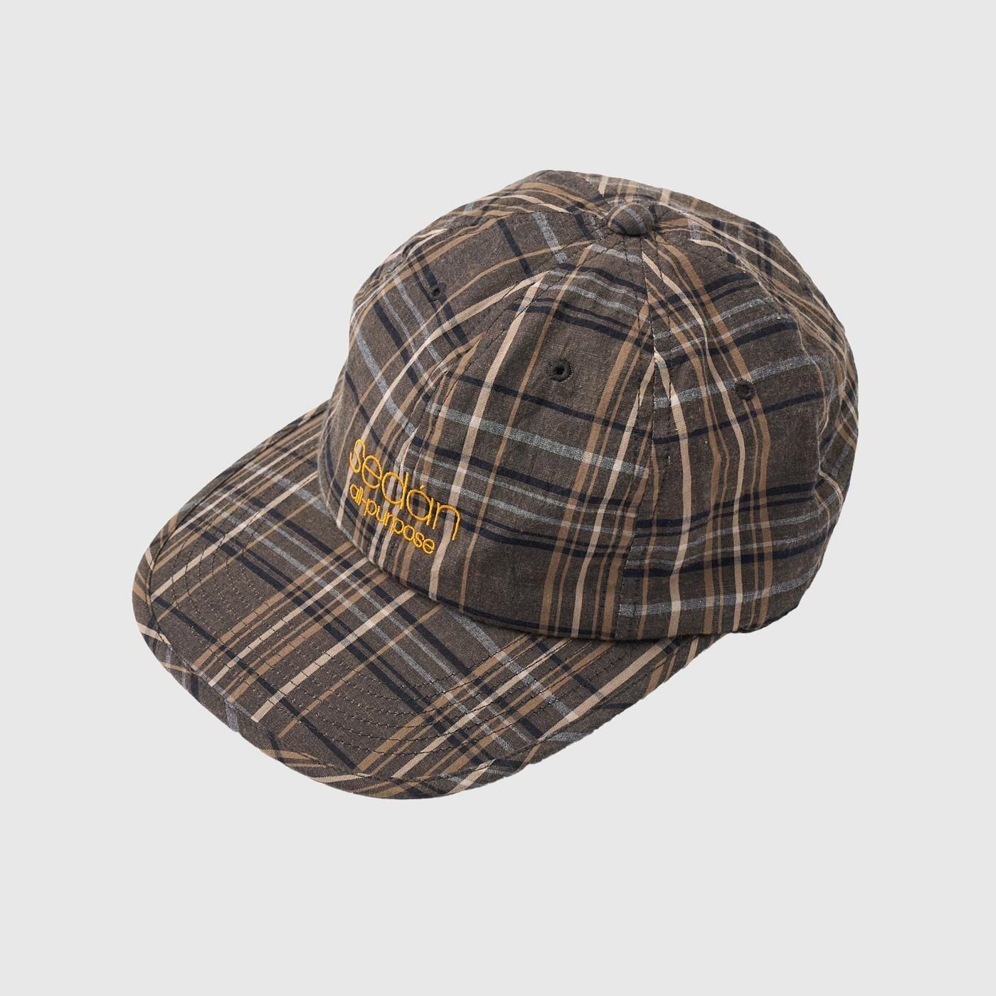 SEDAN ALL-PURPOSE * SD25S-CP05 Classic Logo Madras Plaid Cap(2Ÿ)