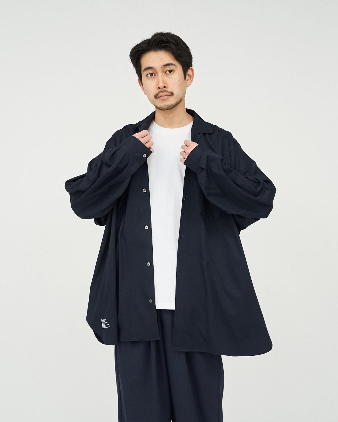 FreshService * COOLFIBER OPEN COLLAR L/S SHIRT(3Ÿ)