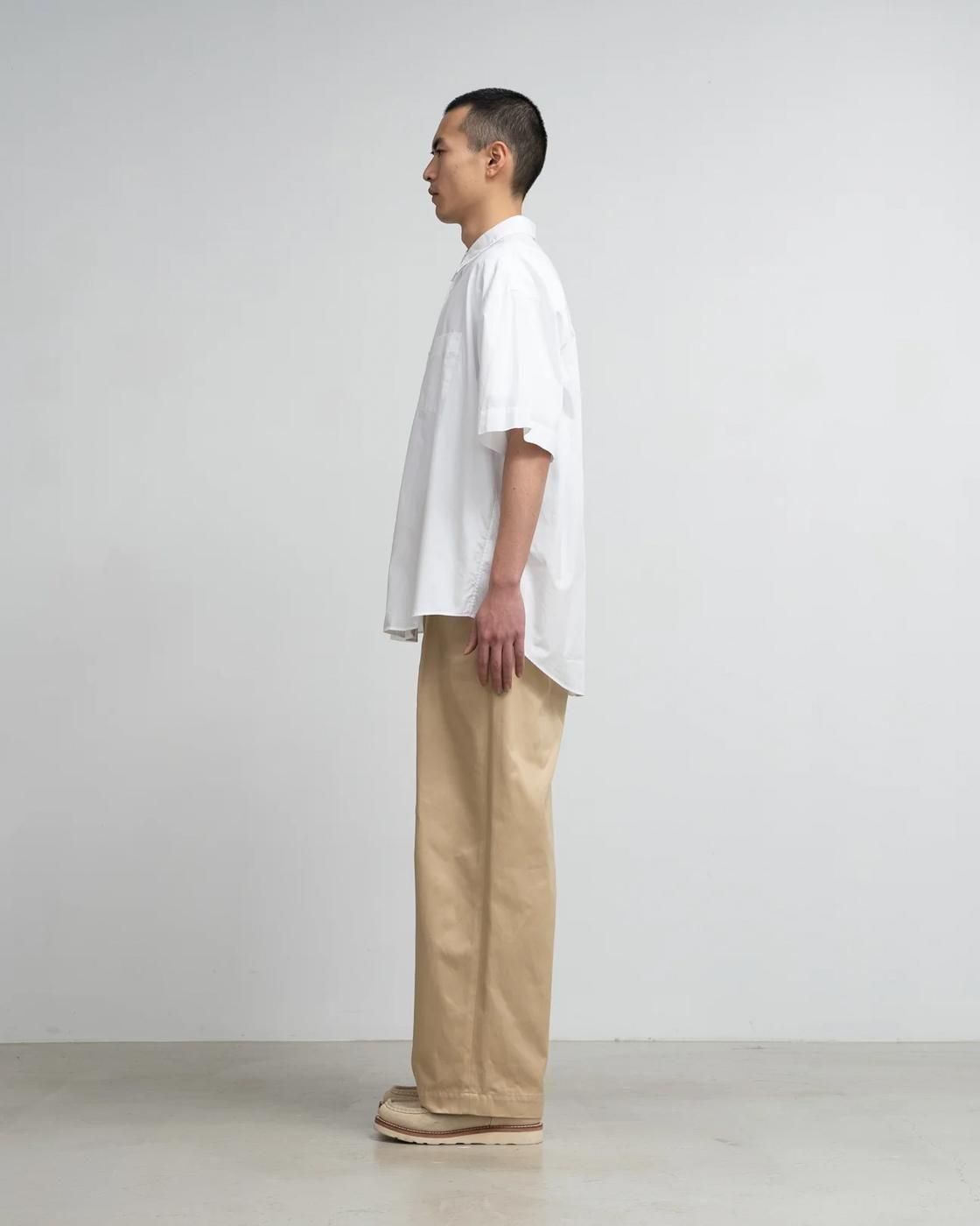 Graphpaper * Broad S/S Oversized Regular Collar Shirt(5Ÿ)
