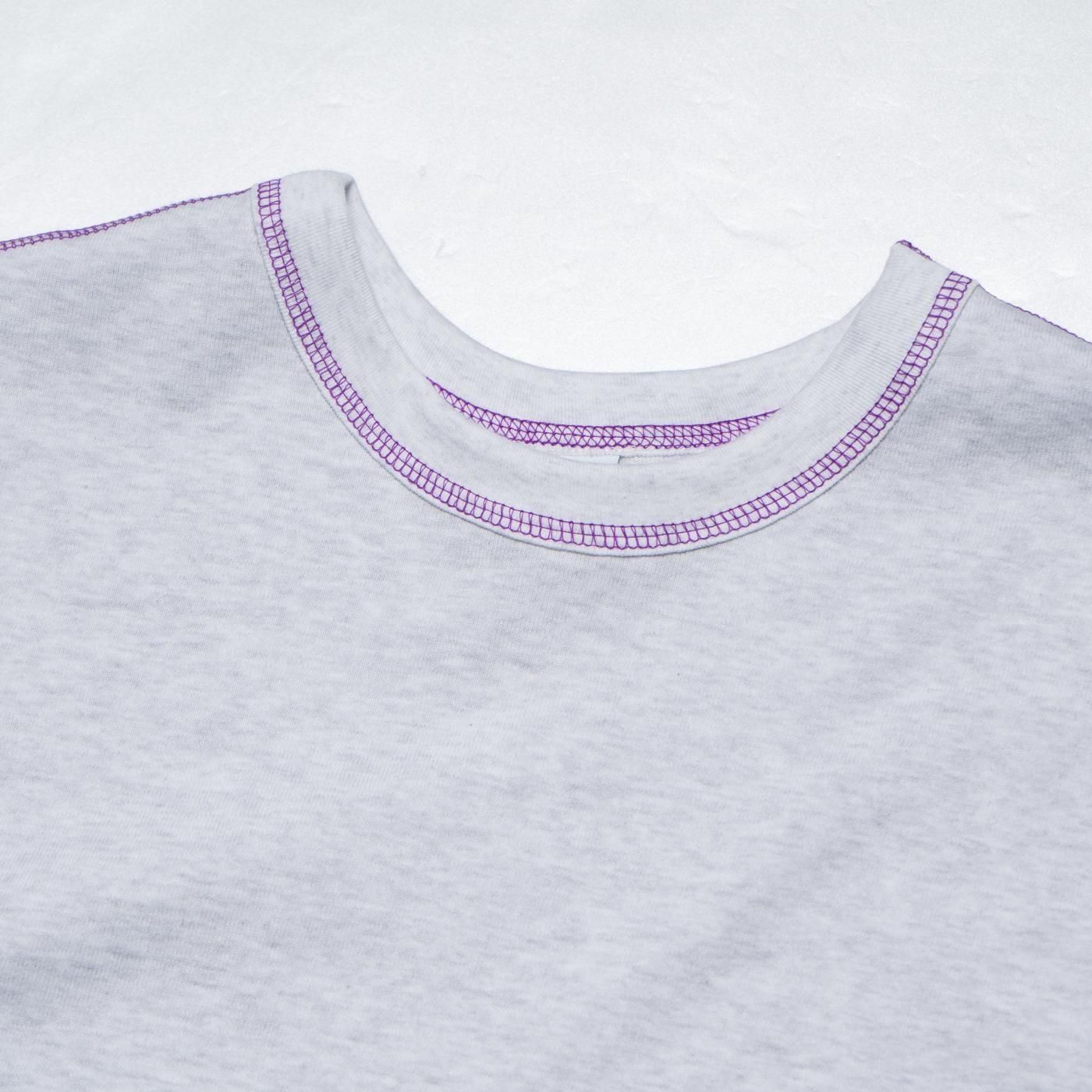 mocT * M13-280 PLATING JERSEY CREW NECK L/S Big TEE(4Ÿ)