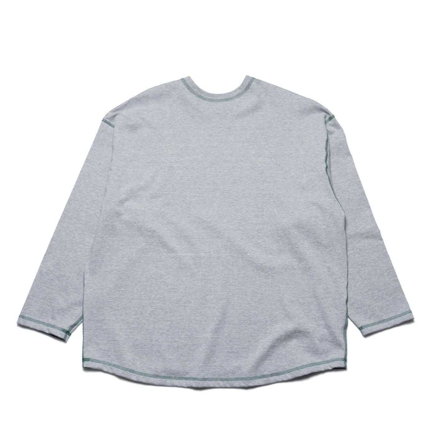 mocT * M13-280 PLATING JERSEY CREW NECK L/S Big TEE(4Ÿ)