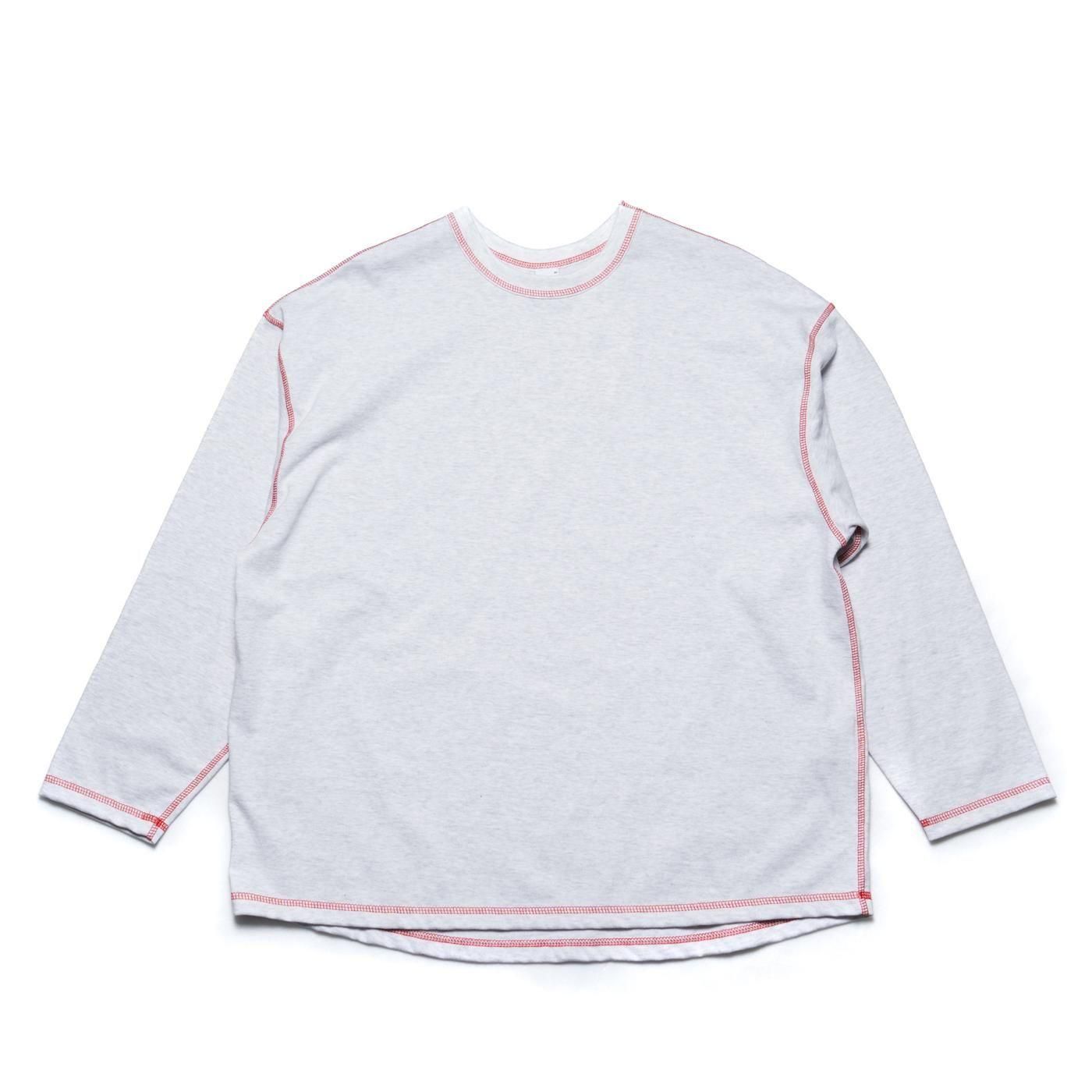 mocT * M13-280 PLATING JERSEY CREW NECK L/S Big TEE(4Ÿ)