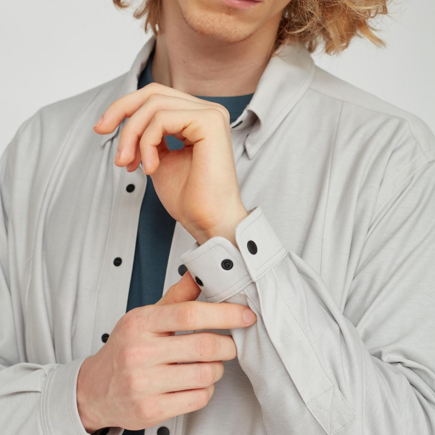 UNTRACE * _164 Button Down Shirt L/S(2Ÿ)