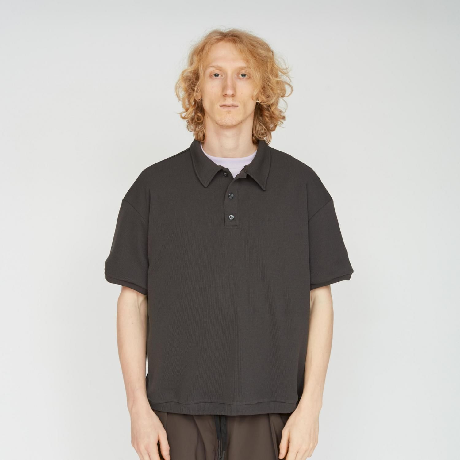 UNTRACE * _166 Tech Polo Shirt S/S(3Ÿ)