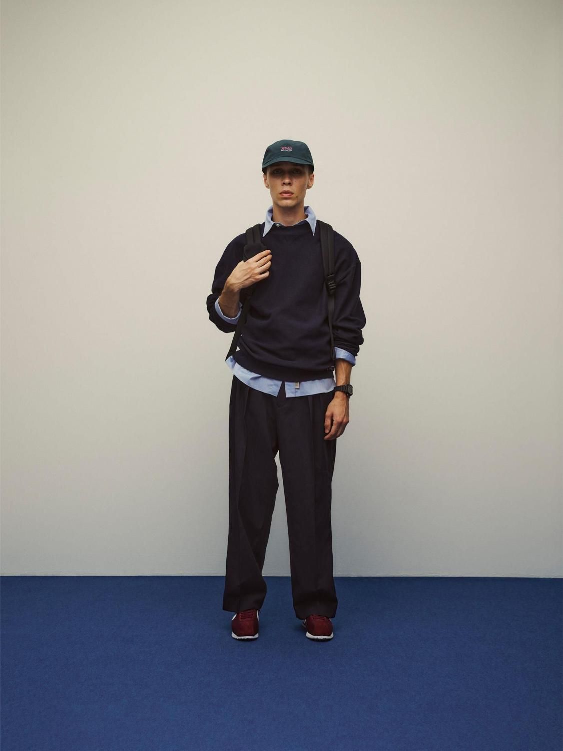 SEDAN ALL-PURPOSE * SD25S-PT02 Ventilation Wide Slacks(3色
