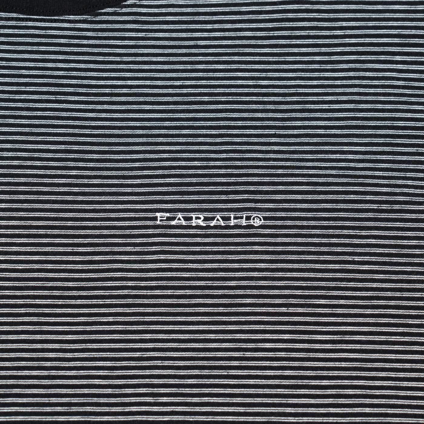 FARAH * FR0501-M3004 Multi Striped S/S Tee * Black