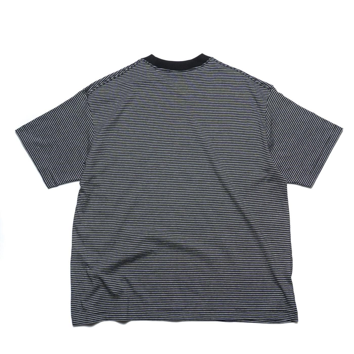 FARAH * FR0501-M3004 Multi Striped S/S Tee * Black