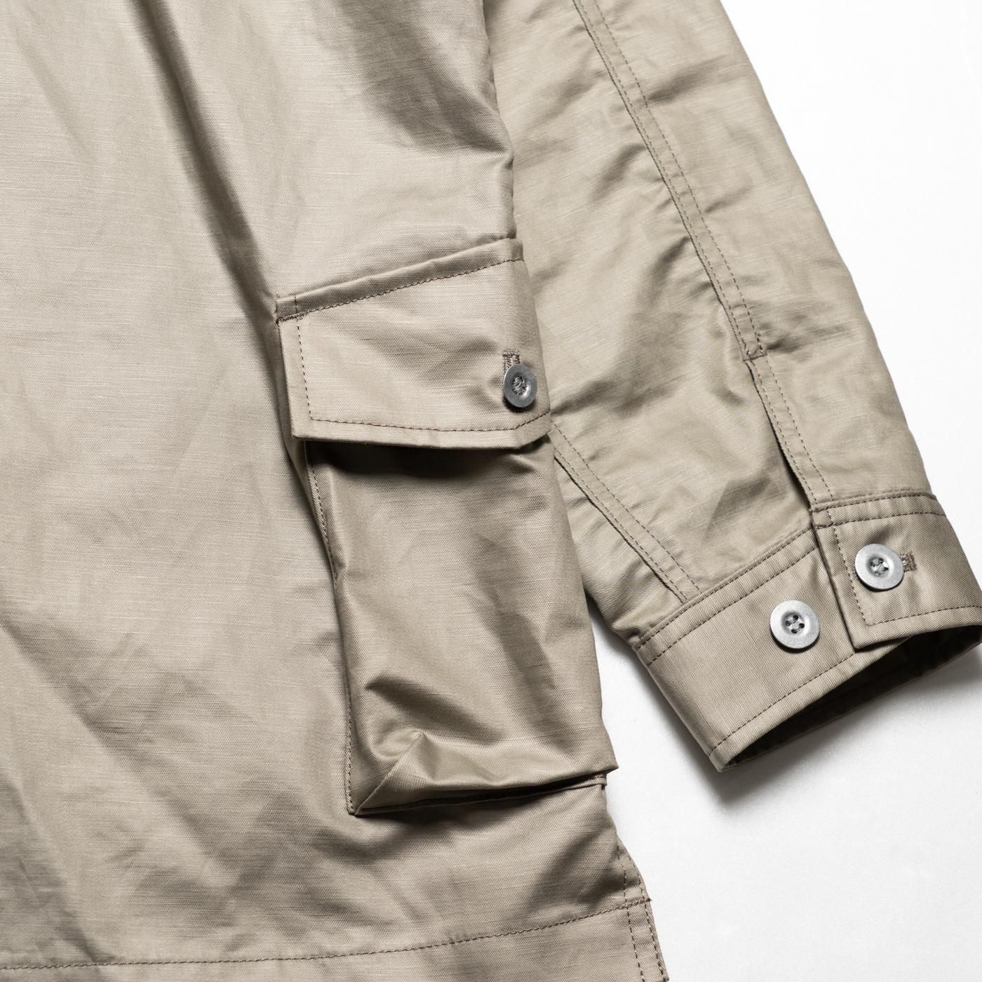 COMME des GARCONS HOMME * HO-J029 Cotton Ramie Twill Blouson * Graybeige