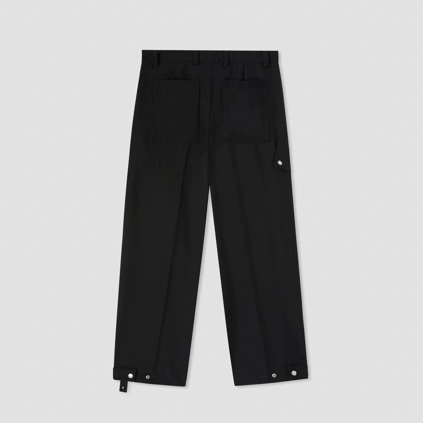 PEACEMAKER oamc * COMBINE PANTS POLY * Black